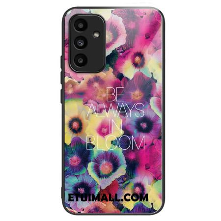 Etui Samsung Galaxy A15 Kolorowe Kwiaty Ze Szkła Hartowanego