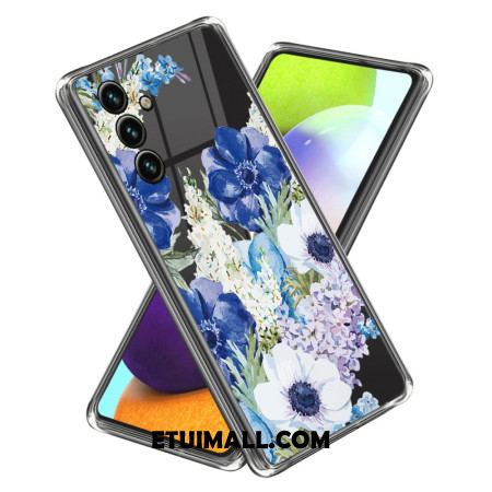 Etui Samsung Galaxy A15 Kwiaty