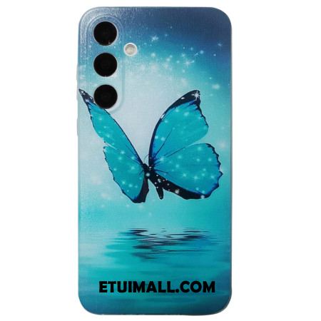 Etui Samsung Galaxy A16 5g Niebieski Motyl