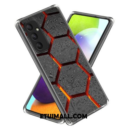 Etui Samsung Galaxy A55 5g Geometryczny Ciemny