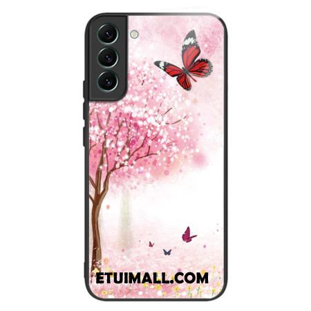 Etui Samsung Galaxy S24 5g Kwiaty Wiśni Ze Szkła Hartowanego