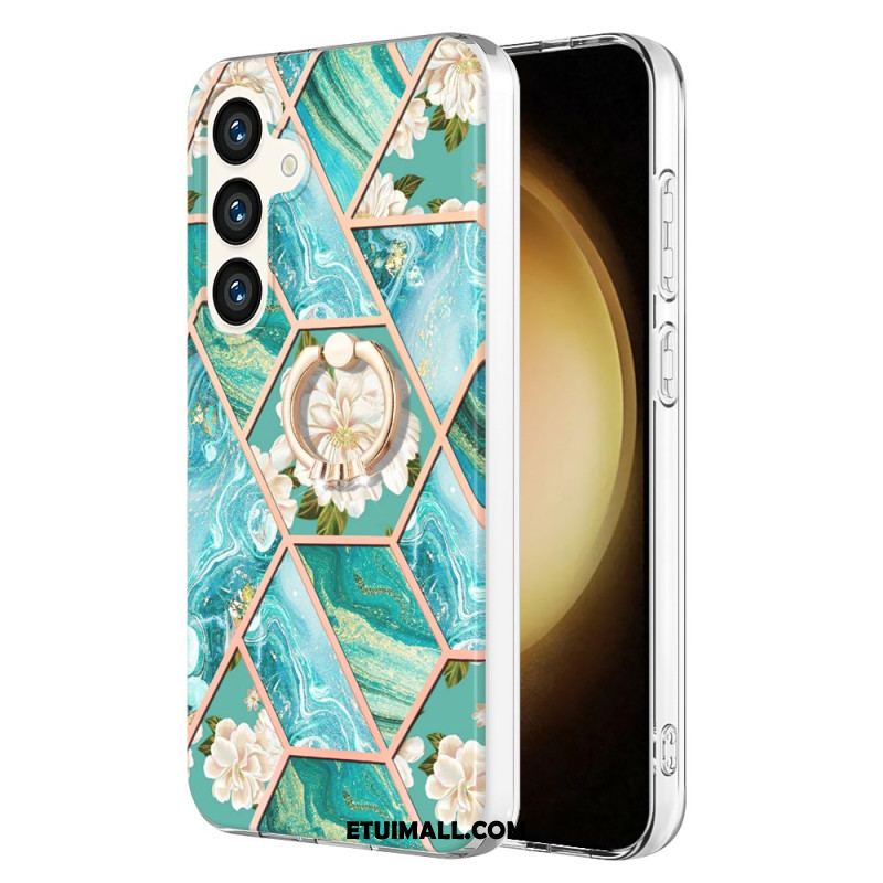 Etui Samsung Galaxy S24 5g Z Obsługą Stylu Marmurowego Etui Ochronne