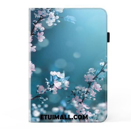 Etui Samsung Galaxy Tab S9 Kwiaty Śliwy