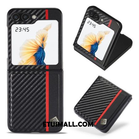 Etui Samsung Galaxy Z Flip 5 Linia Z Włókna Węglowego