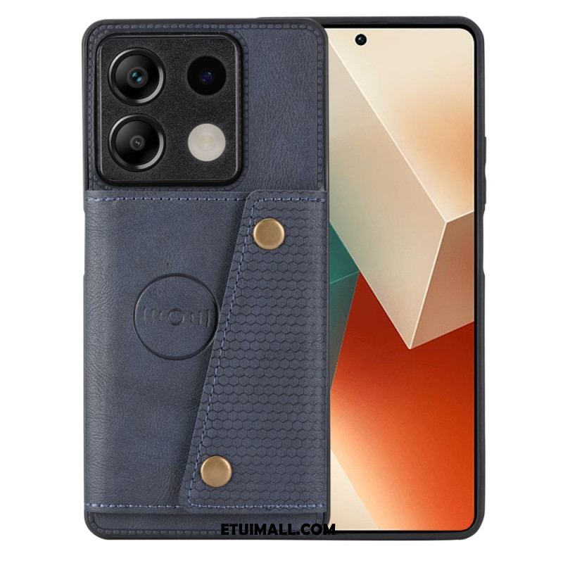 Etui Xiaomi Redmi Note 13 5g Etui Na Karty Z Efektem Skóry