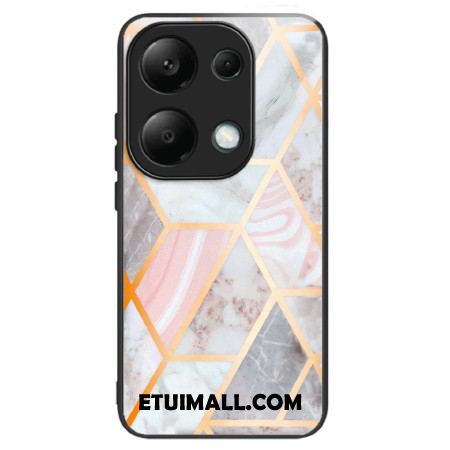 Etui Xiaomi Redmi Note 13 Pro 4g Szkło Hartowane Z Różowego Marmuru Etui Ochronne