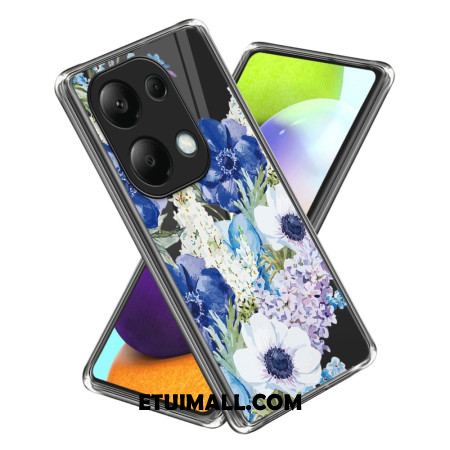 Etui Xiaomi Redmi Note 13 Pro 4g Wzór Kwiatowy Etui Ochronne