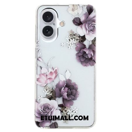 Etui iPhone 16 Plus Piwonie