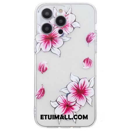 Etui iPhone 16 Pro Max Kwiaty Wiśni Etui Ochronne