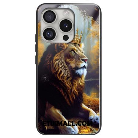 Etui iPhone 16 Pro Max Szkło Hartowane Król Lew Etui Ochronne