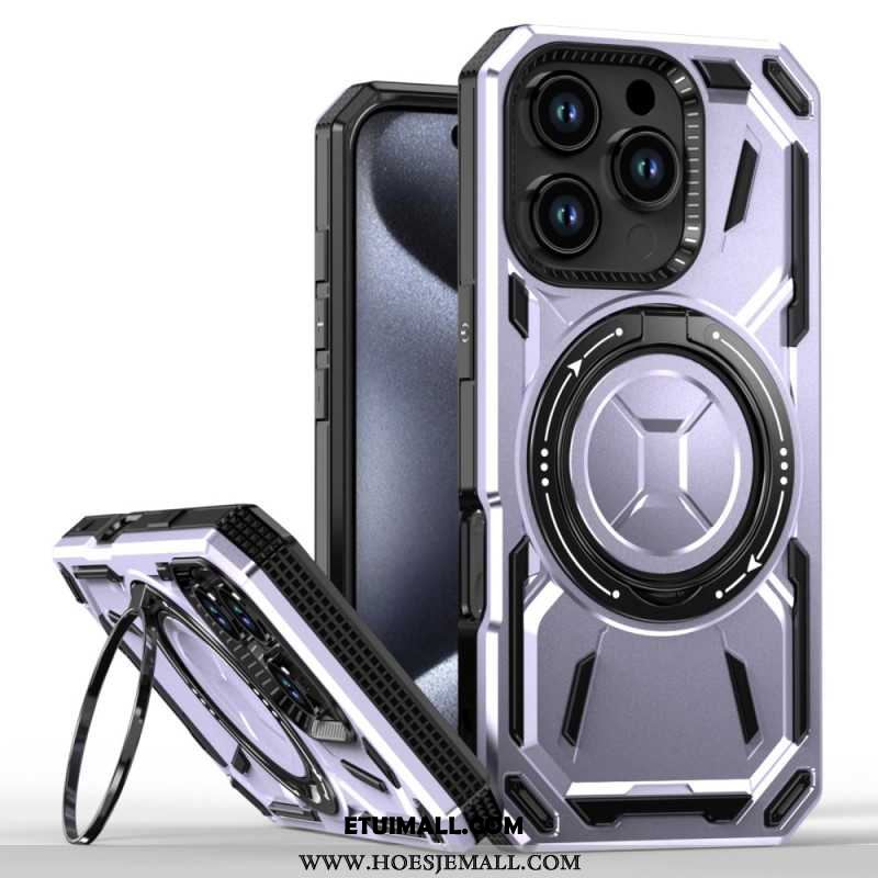 Etui iPhone 16 Pro Metalowy Uchwyt Magnetyczny