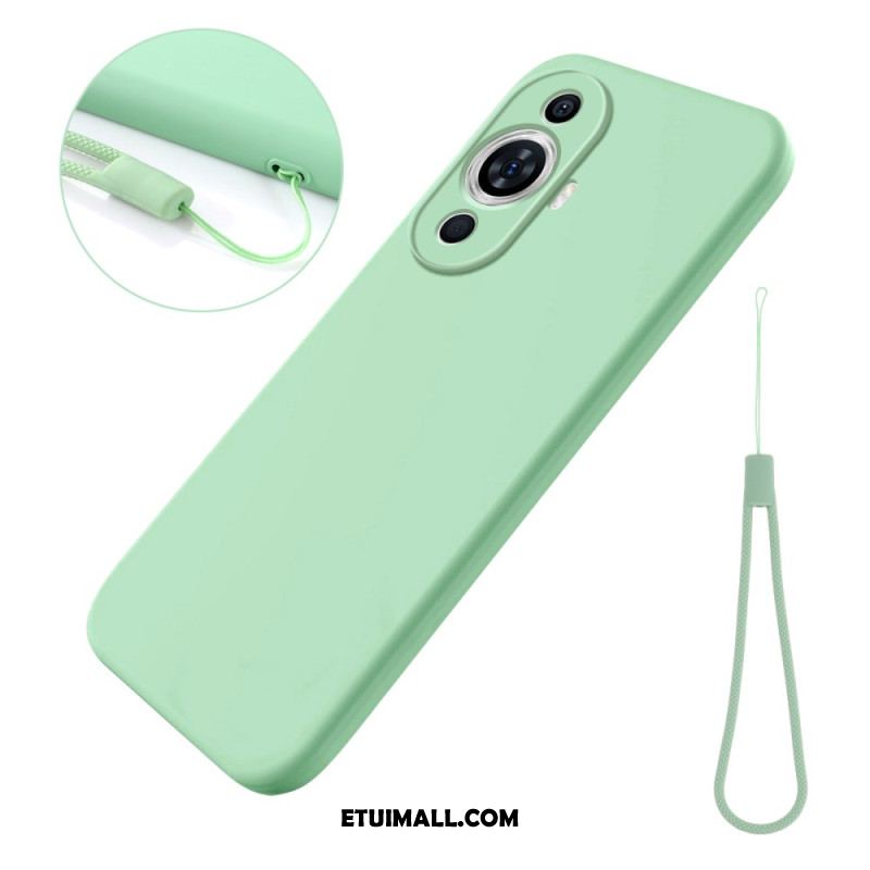 Futerały Huawei Nova 11 Pro Etui Na Telefon Pasek Z Płynnego Silikonu