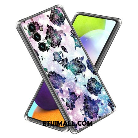 Futerały Samsung Galaxy A15 5g Etui Na Telefon Fioletowe Kwiaty