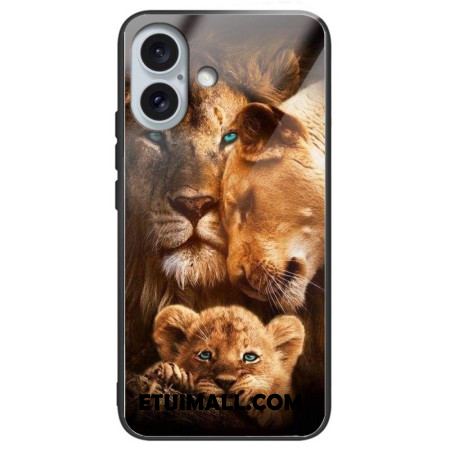 Futerały iPhone 16 Plus Etui Na Telefon Szkło Hartowane Lions